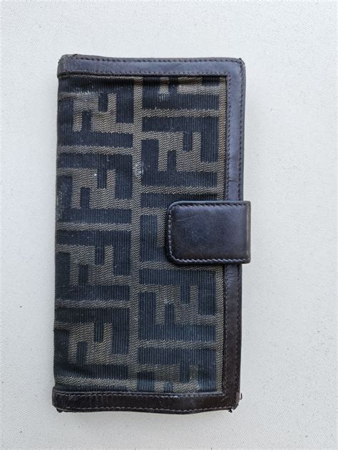 long wallet fendi|authentic Fendi wallet.